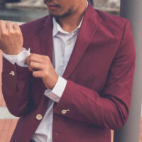 Which fabric should be considered before buying a blazer